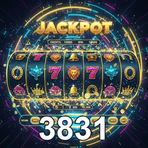 Tela de slot games com economia de dados na 3831